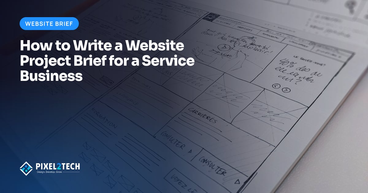 Hand-drawn website wireframe sketches on paper Hand-drawn website wireframe sketches on paper