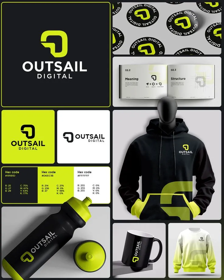 Brand identity design collection, design 7 of 30