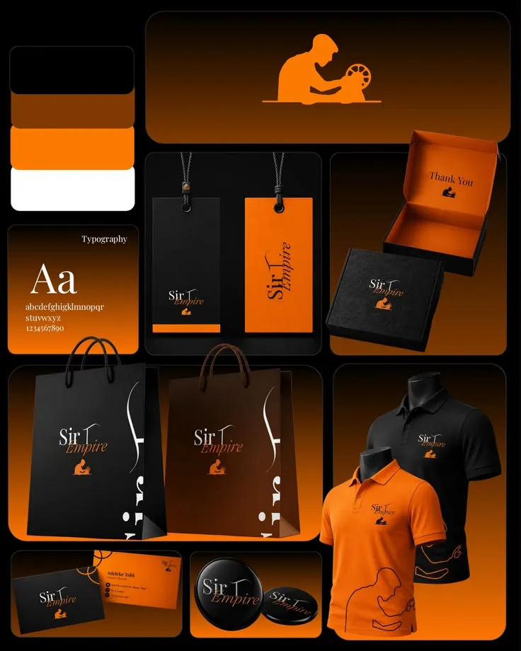 Brand identity design collection, design 9 of 30