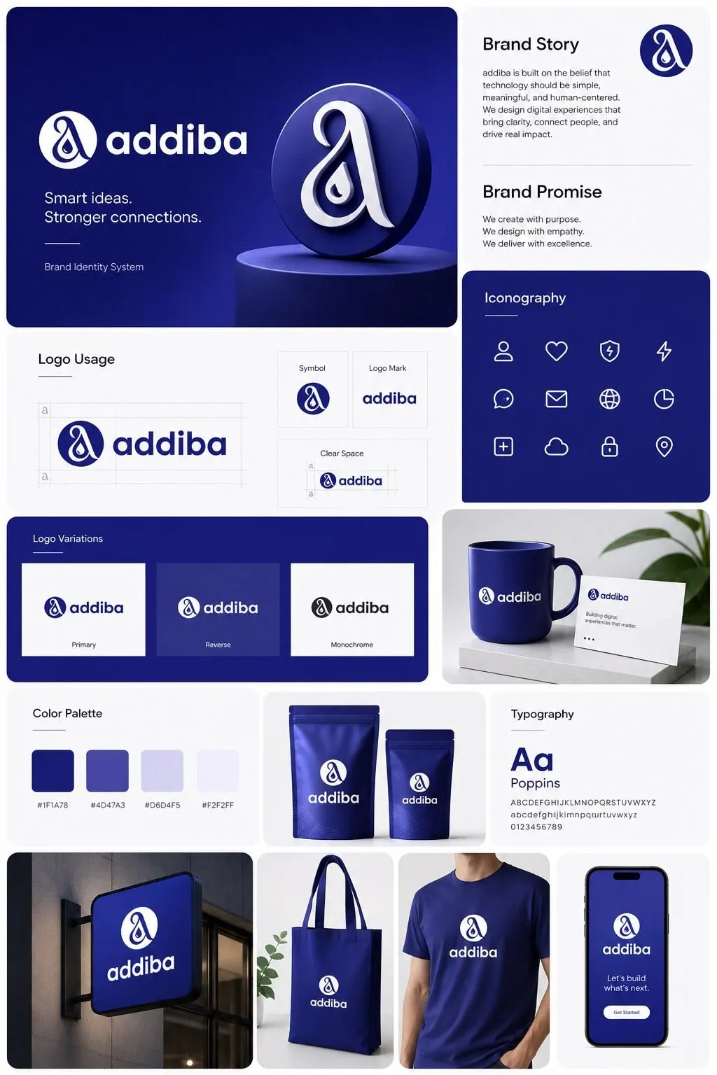 Brand identity design collection, design 12 of 30