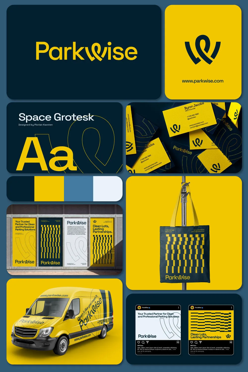 Brand identity design collection, design 3 of 30