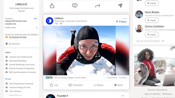 Social-feed storytelling edit — preview frame