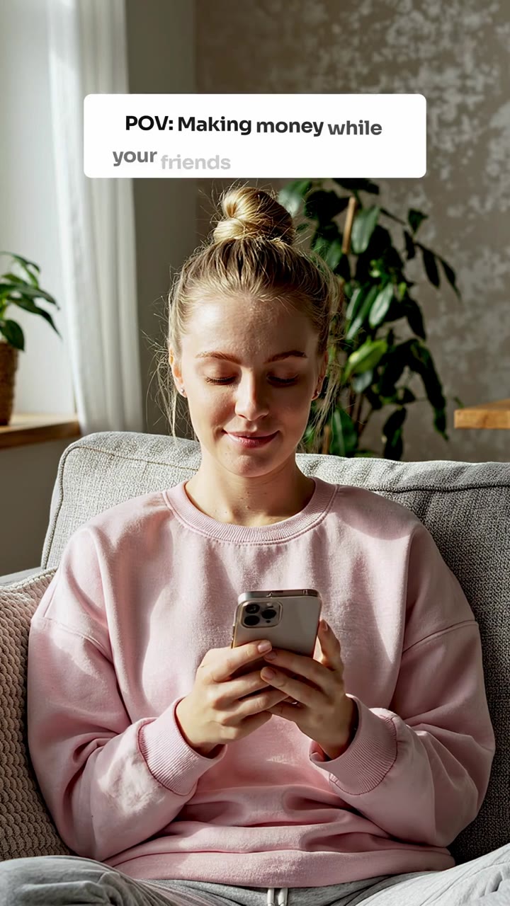 Phone-led creator lifestyle promotion — preview frame